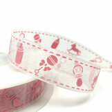 Organza lint met print