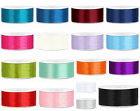 Dubbelzijdig satijn lint 2.5 cm breed