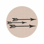 Ronde stickers pijlen 10 stuks