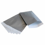 Zilver papieren zakjes 12 x 19 cm 10 stuks