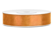 Dubbelzijdig satijn lint 1,5 cm breed oud goud