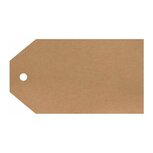 Kraft labels 5 x 9 cm