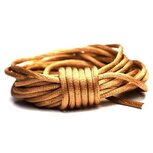 Satijn koord 2 mm licht bruin