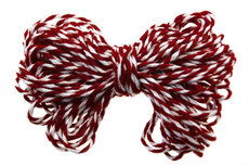 Bakkerstouw bordeaux rood wit 10 meter