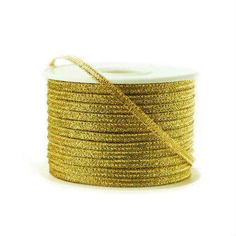 Lint Goud Metallic 3 mm 10 meter