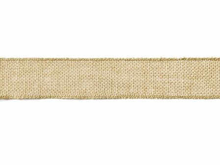 Jute lint 5 cm breed 5 meter rol extra kwaliteit