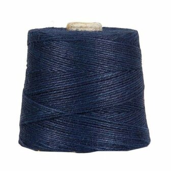 Hennep touw donker blauw 3 mm dik 10 meter