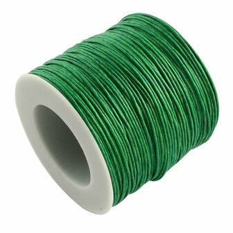 Waxkoord 1 mm groen