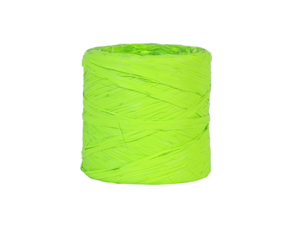 Raffia lime groen