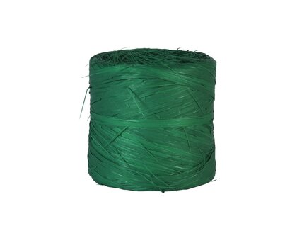 Raffia donker groen (poly raffia)