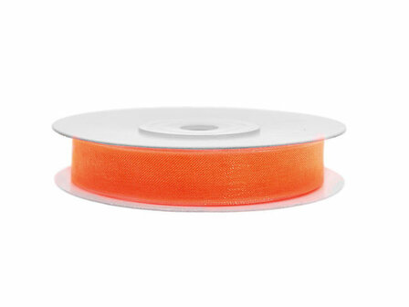 Organza lint 3 mm oranje