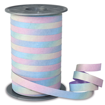 Krullint regenboog pastel 10 meter