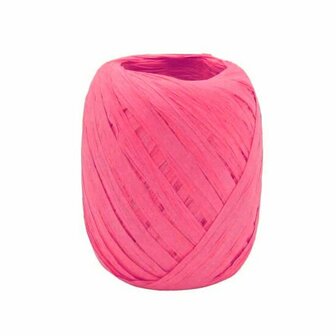 Papier raffia fuchsia