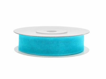 Organza lint 6 mm aqua