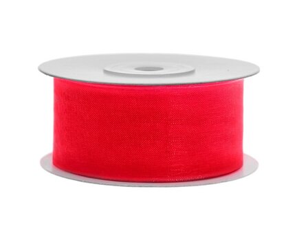 Organza lint 38 mm Fuchsia 