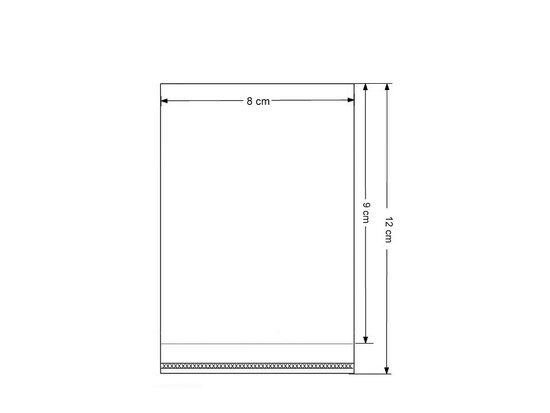10 cellofaan zakjes 8 x 12 cm