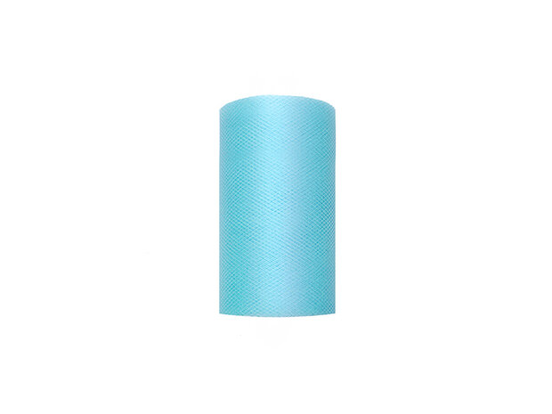 8 cm Tule lint aqua