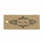Kraft label hand made 10 stuks Kraft label hand made 10 stuks