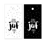 Label zo blij met een juf zoals jij! Label zo blij met een juf zoals jij!